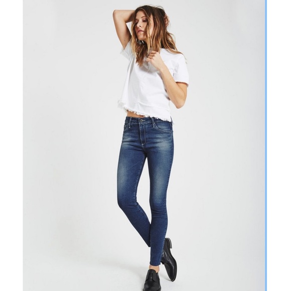 Ag Adriano Goldschmied Denim - AG The Farrah Skinny Crop High Rise Skinny Jeans size 27